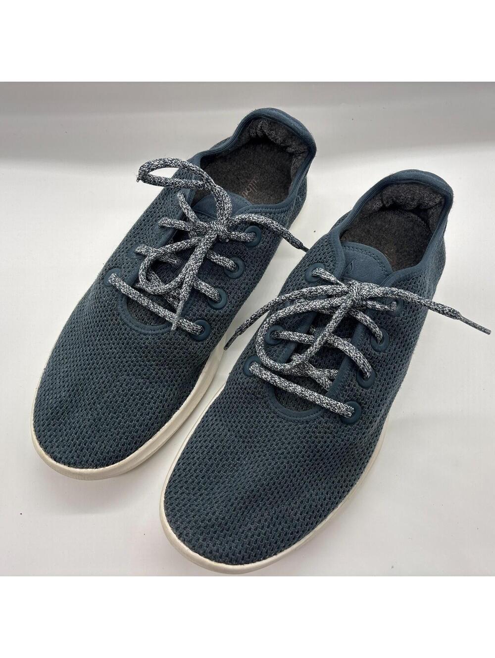 Allbirds Tree Runners Sneakers Men's Size 11 Blue Gray Slate Teal
